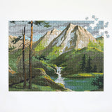 Four Point Puzzles - Paint by Numbers - Mountains