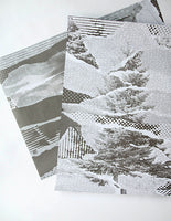 YOUI Paper Co. Wrapping Paper, 3 Sheets - Collage