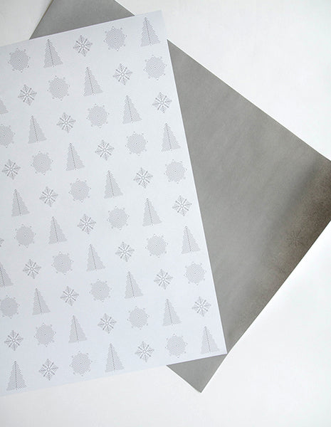 YOUI Paper Co. Wrapping Paper, 3 Sheets - Holiday Line Series
